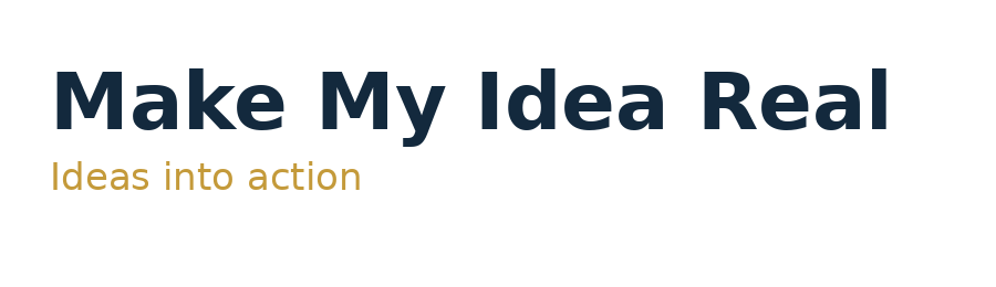Make My Idea Real logo